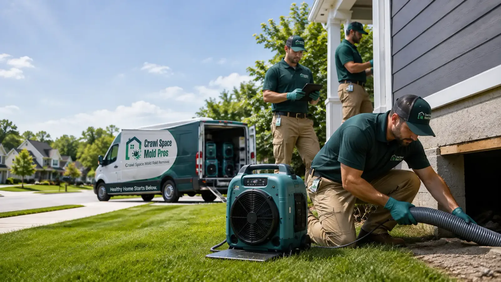 Crawl Space Mold Removal in Worthington, MN